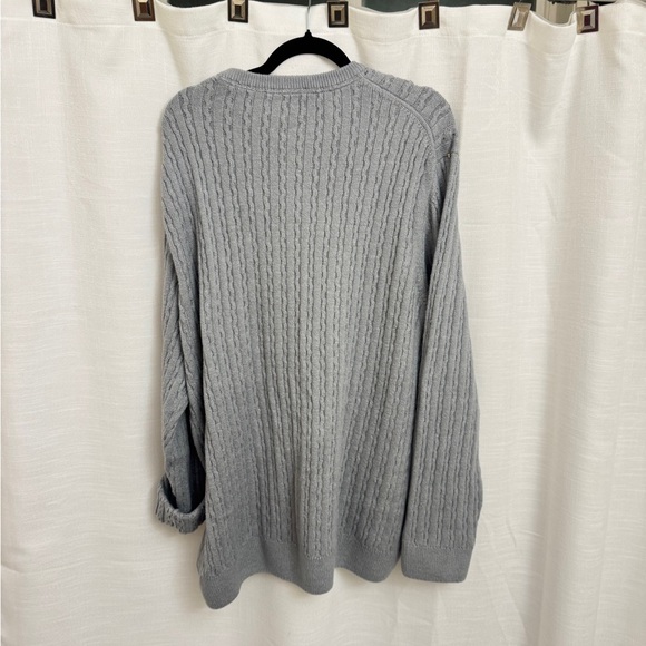 Denver Hayes Light Gray Crewneck Sweater - Picture 3 of 5